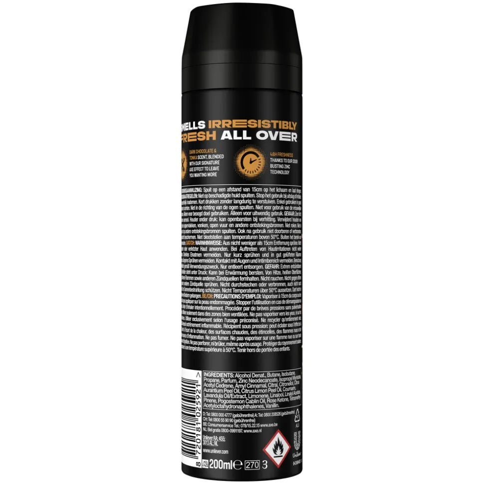 6x Axe Deodorant Bodyspray Dark Temptation 200 ml