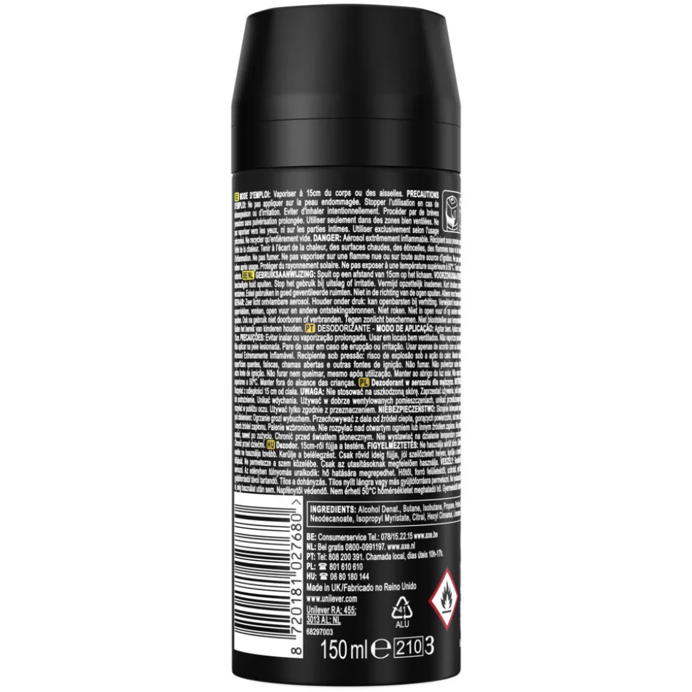 6x Axe Deodorant Bodyspray Green Mojito + Cedarwood 150 ml
