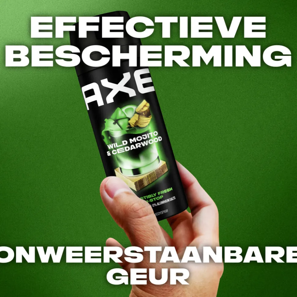 6x Axe Deodorant Bodyspray Green Mojito + Cedarwood 150 ml