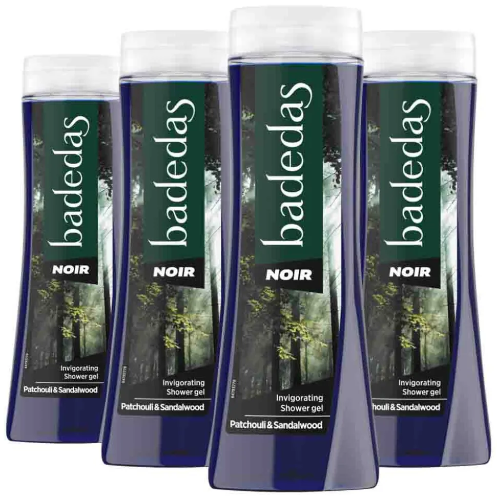 4x Badedas Douche Noir 600 ml