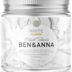 3x Ben & Anna Tandpasta met Fluoride Whitening 100 gr