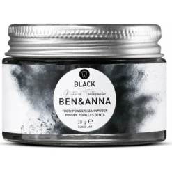 3x Ben & Anna Tandpoeder Zwart 20 gr