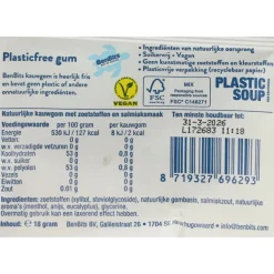 4x BenBits Salmiak Single Zakje 18 gr