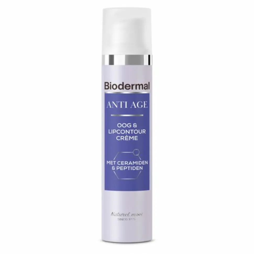 2x Biodermal Oog & Lip Contour crème Anti Age 15 ml