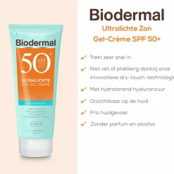 2x Biodermal Sun Body Gel Cream SPF 50+ 200 ml
