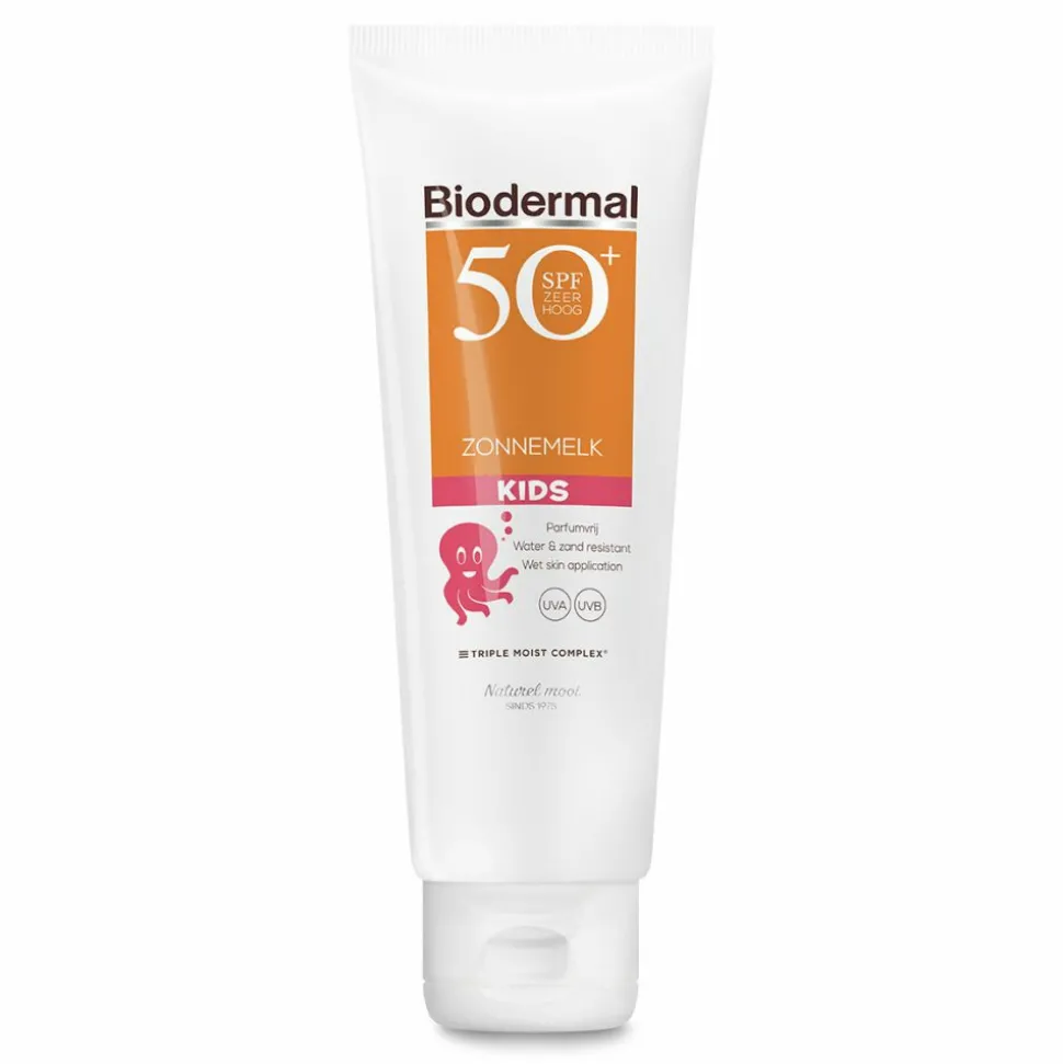 2x Biodermal Zonnemelk Kids SPF 50 125 ml