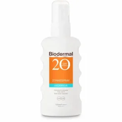 2x Biodermal Zonnespray Hydraplus SPF 20 175 ml
