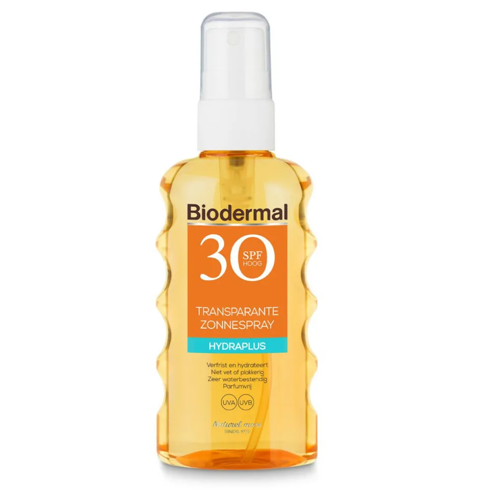 2x Biodermal Zonnespray Transparant SPF 30 175 ml
