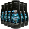 6x Body-X Fuze Douchegel Hair & Body Pulse 300 ml
