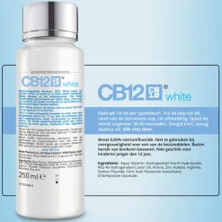 6x CB12 Mondwater White 250 ml