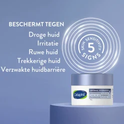2x Cetaphil Optimal Hydration Herstellende Nachtcrème 48 gr