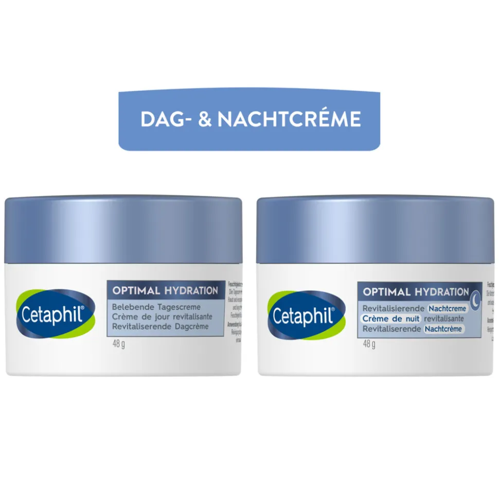 2x Cetaphil Optimal Hydration Healthy Glow Dagcrème 48 gr