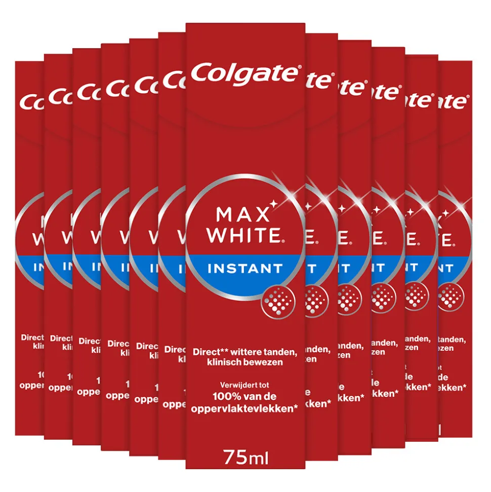 12x Colgate Tandpasta Max White Optic 75 ml