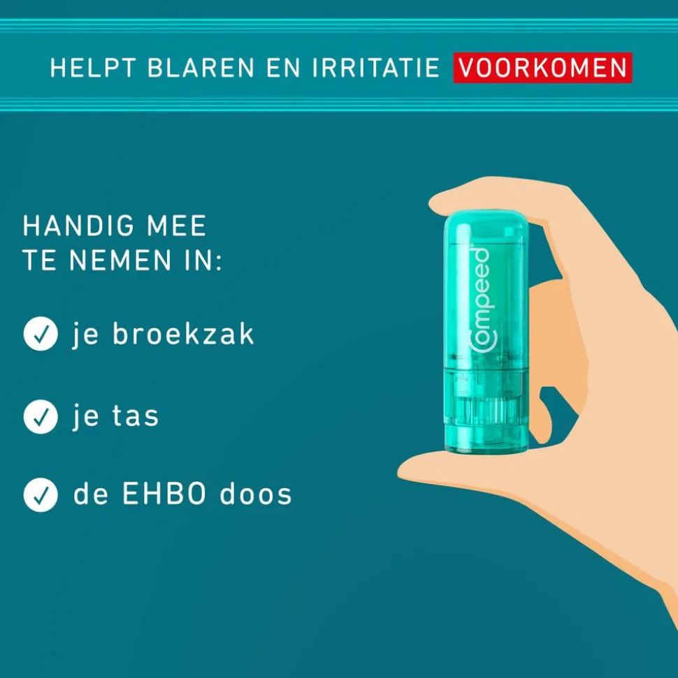 2x Compeed Anti-Blaren Stick 8 mg