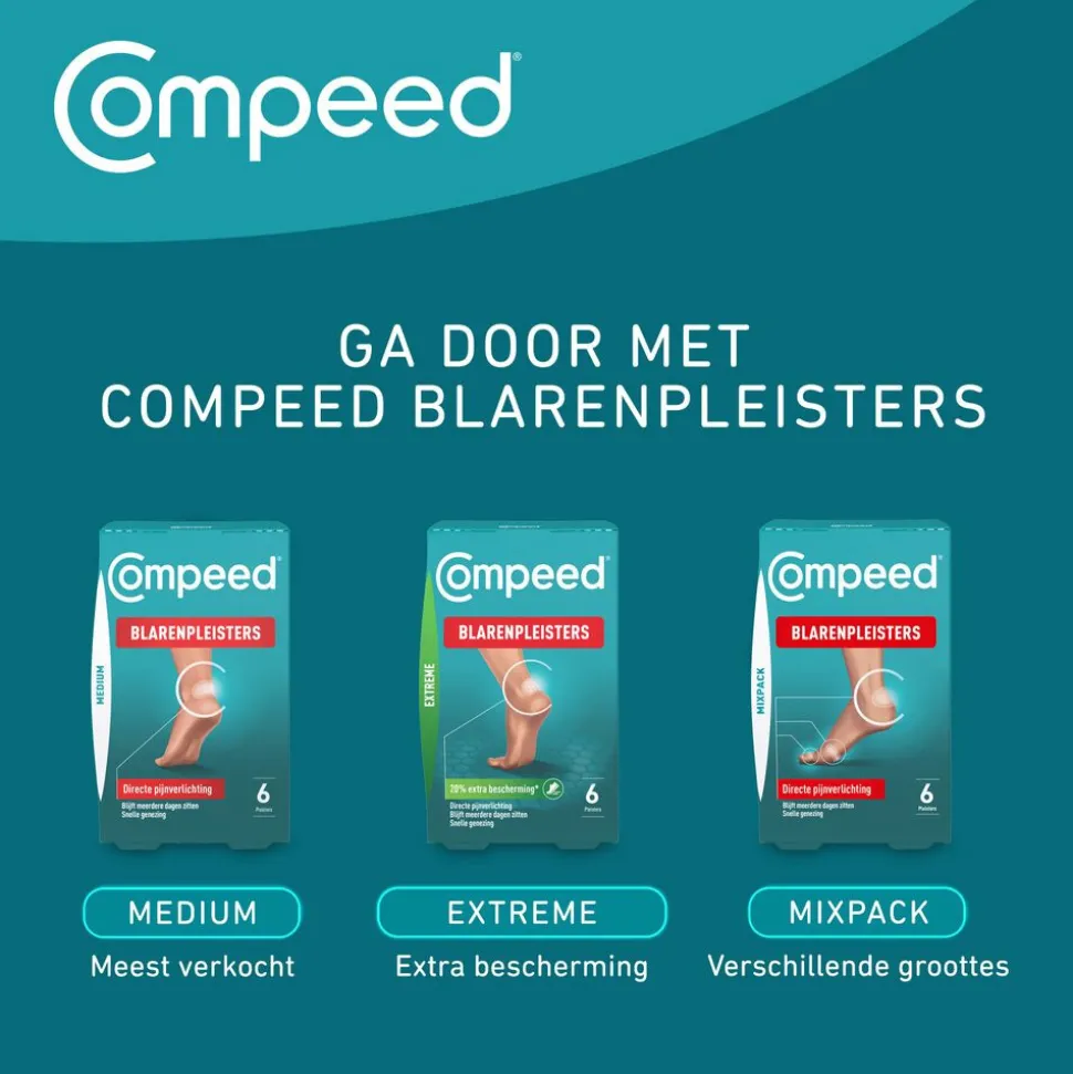 2x Compeed Blarenpeister Mix Pack 6 stuks