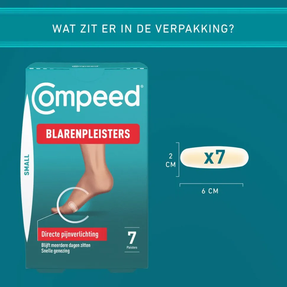2x Compeed Blarenpleister Small 7 stuks