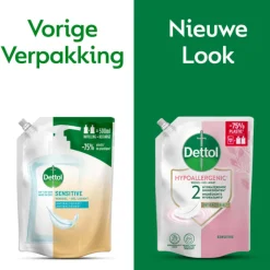 6x Dettol Refill Handzeep Sensitive 500 ml