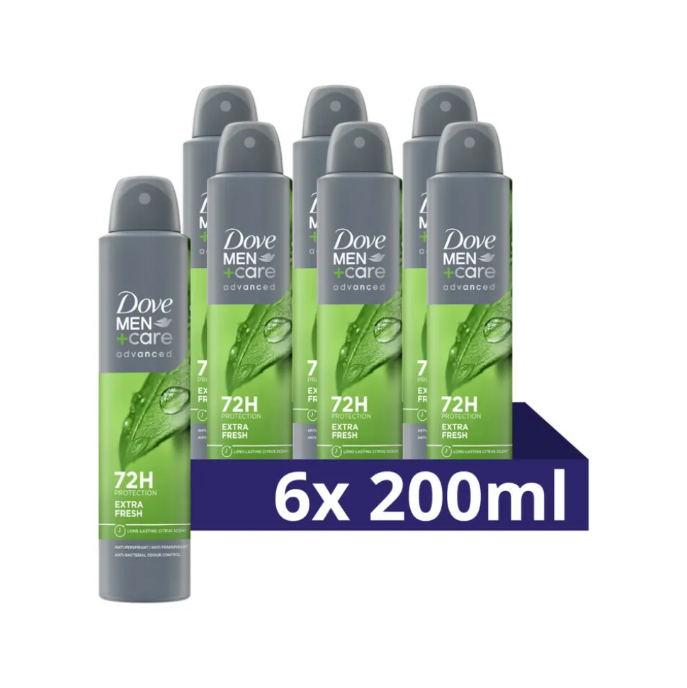 6x Dove Deodorant Men+ Care Extra Fresh 200 ml