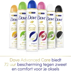 6x Dove Deodorant Spray Advanced Care Orginal 150 ml