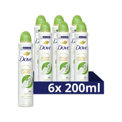 6x Dove Deodorant Spray Cucumber & Green Tea 200 ml