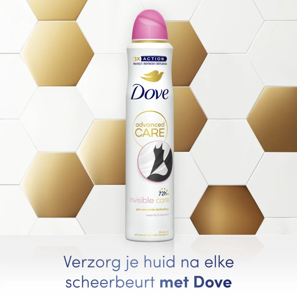 6x Dove Deodorant Spray Invisible Care 200 ml