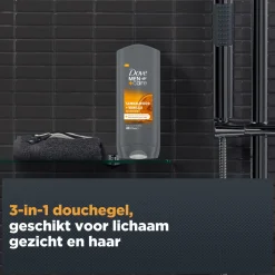 6x Dove Douchegel Men+ Care Sandalwood & Vanilla 400 ml