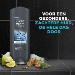 6x Dove Douchegel Men+ Care Clean Comfort 250 ml