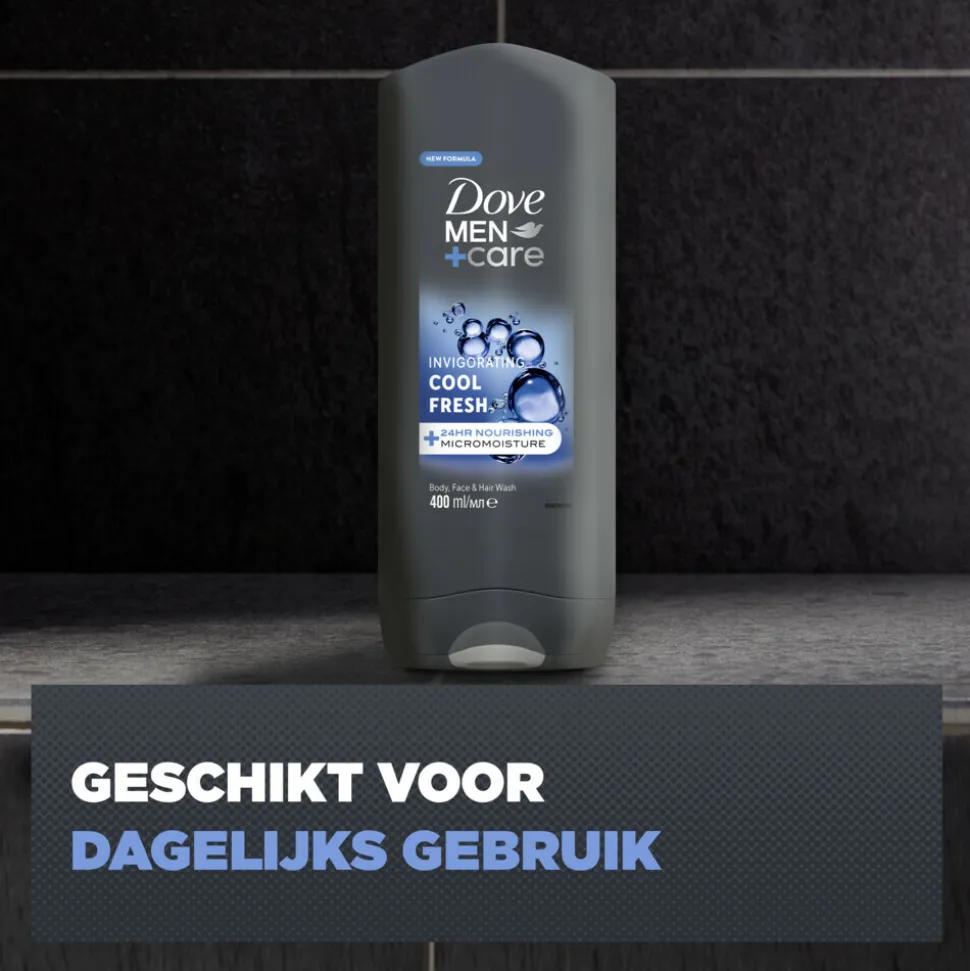 6x Dove Douchegel Men+ Care Cool Fresh 400 ml