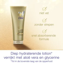 6x Dove Zelfbruinende Bodylotion Summer Revived Light-Medium 200 ml