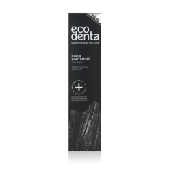 4x Ecodenta Tandpasta Extra Whitening Black Houtskool 100 ml