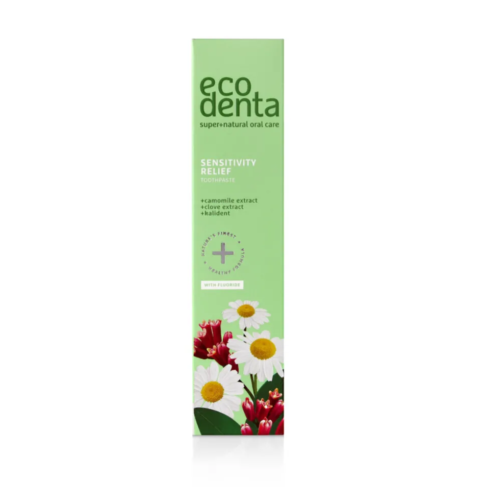 4x Ecodenta Tandpasta Gevoelige Tanden met Kamille 100 ml