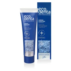 4x Ecodenta Tandpasta Tegen Caries met Xylitol Koriander & Limoenextract 100 ml
