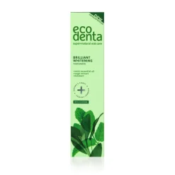 4x Ecodenta Tandpasta Whitening Muntolie & Salie-extract 100 ml
