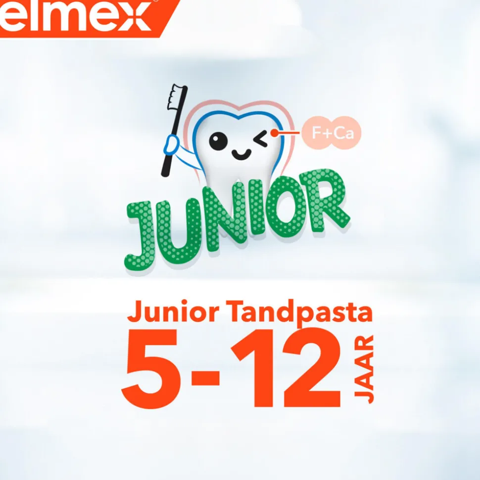 12x Elmex Gel-Tandpasta Junior (5-12 Jaar) 75 ml