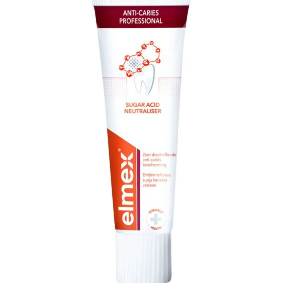 12x Elmex Tandpasta Anti-Cariës Professional 75 ml