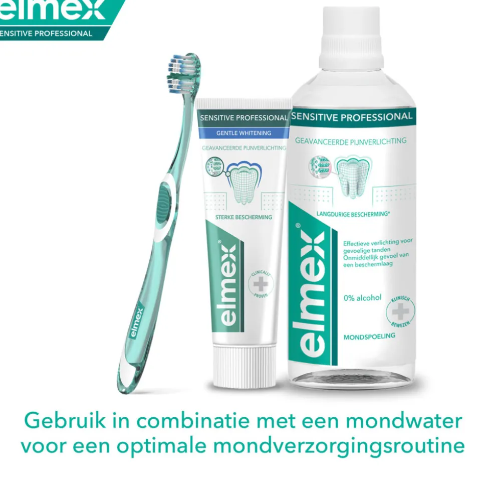 12x Elmex Tandpasta Sensitive Professional Gentle Whitening 75 ml