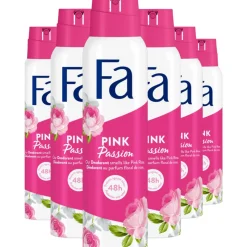 6x Fa Deodorant Spray Pink Passion 150 ml