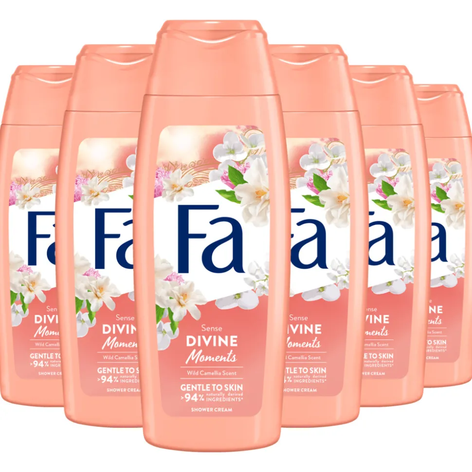 6x Fa Douchecrème Divine Moments 250 ml