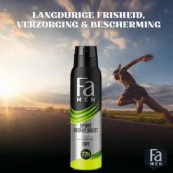6x Fa Men Deodorant Spray Sport Energy Boost 150 ml