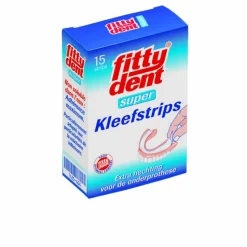 4x Fittydent Kleefstrips 15 stuks