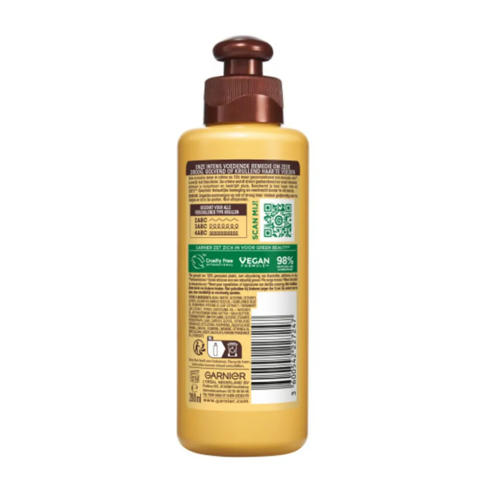 6x Garnier Loving Blends Avocado Olie en Shea Boter Leave-in Crème 200 ml