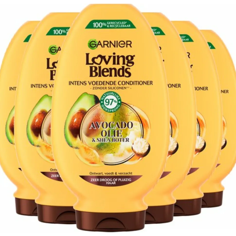 6x Garnier Loving Blends Avocado Olie en Shea Boter Conditioner 250 ml