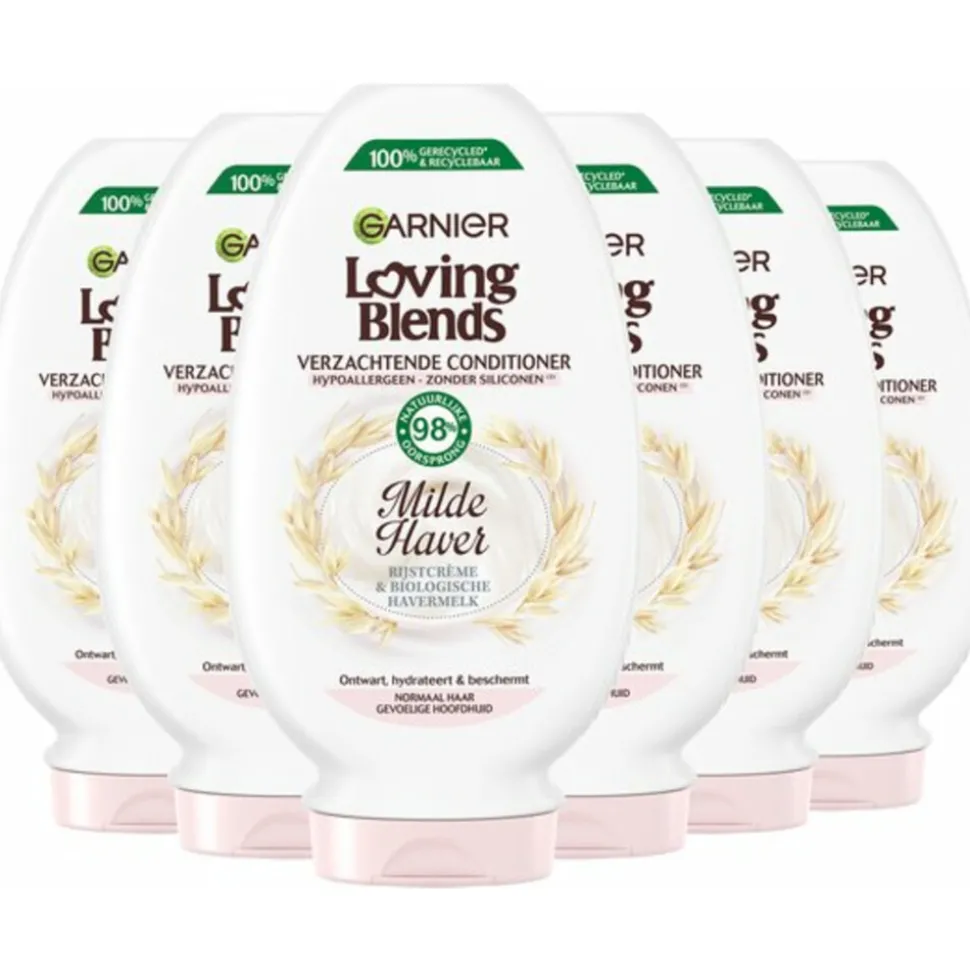 6x Garnier Loving Blends Milde Haver Conditioner 250 ml