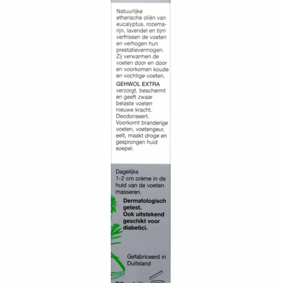 2x Gehwol Voetcrème Extra 75 ml