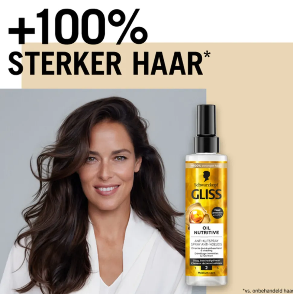 6x Gliss Anti-Klit Spray Oil Nutritive 200 ml
