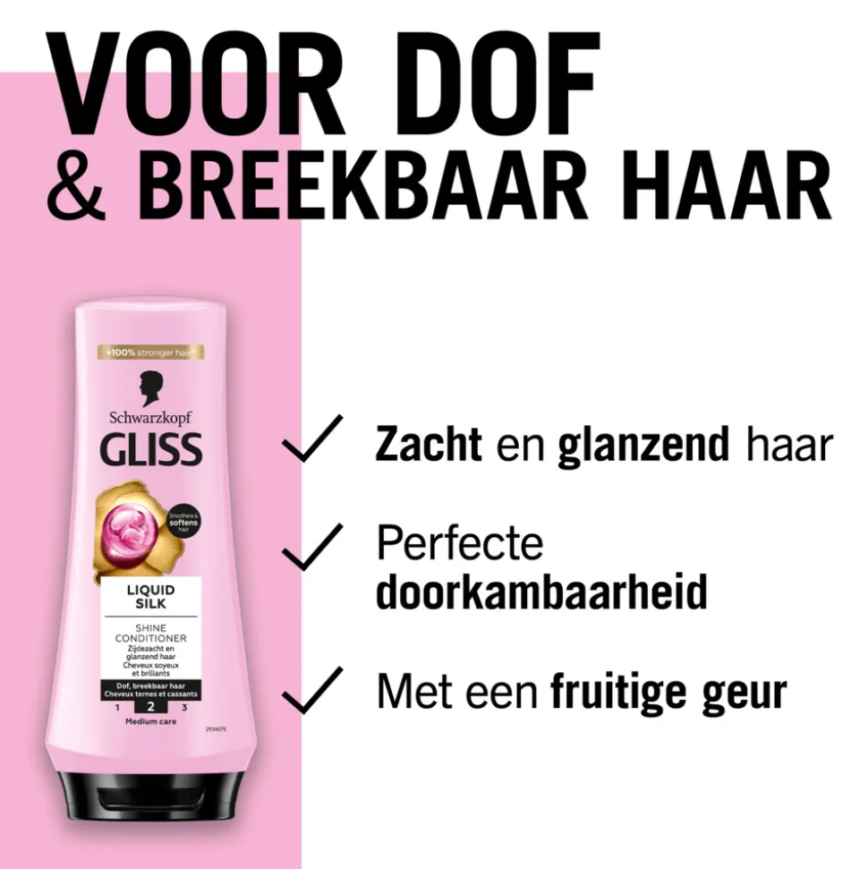 6x Gliss Conditioner Liquid Silk 200 ml
