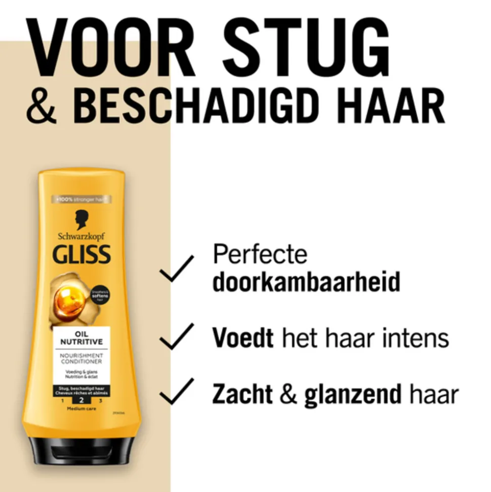 6x Gliss Conditioner Oil Nutritive 200 ml