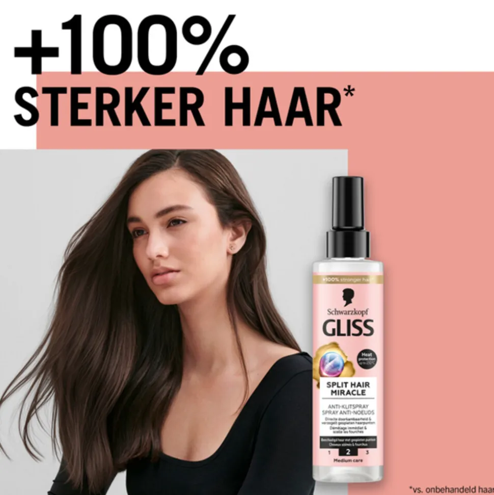 6x Gliss Split End Anti Klit Spray 200 ml