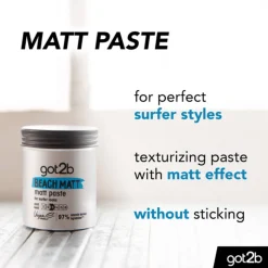 6x Got2b Beach Matt Paste 100 ml