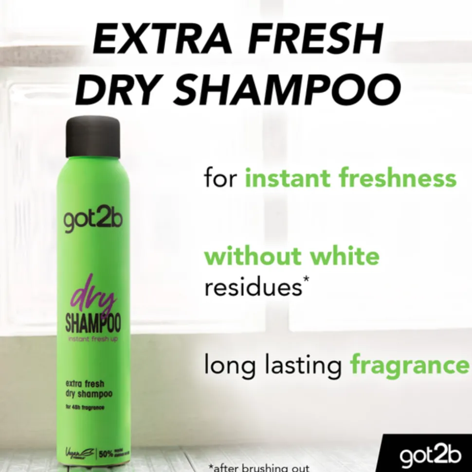 6x Got2b Droogshampoo Fresh & Fabulous 200 ml